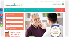 Desktop Screenshot of evergreenhealth.com